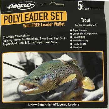 Light Trout NEW Fishing Polyleader 5 Clear Hover